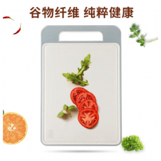 美厨（MAXCOOK）砧板菜板案板 塑料抗菌不易发霉水果板切菜板 曲面谷纤维砧板 中号37*25*0.8cm MCWA969