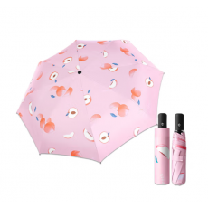 倔强大师水果系列全自动雨伞 水蜜桃